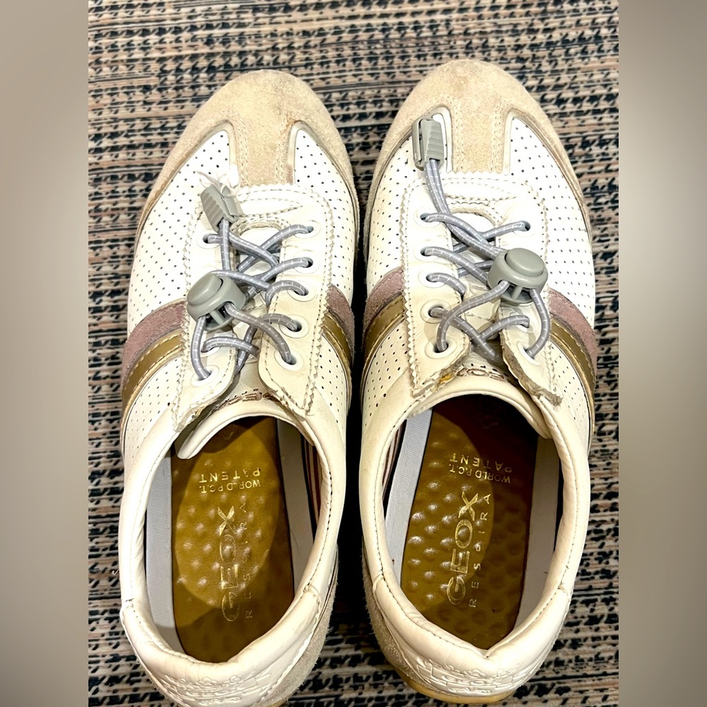GEOX white sneakers